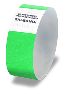GiG-BAND® 合成紙 ネオングリーン