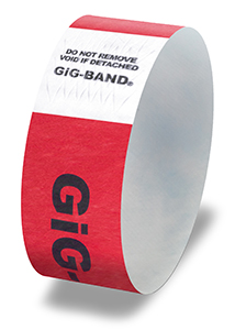 GiG-BAND® 合成紙 レッド