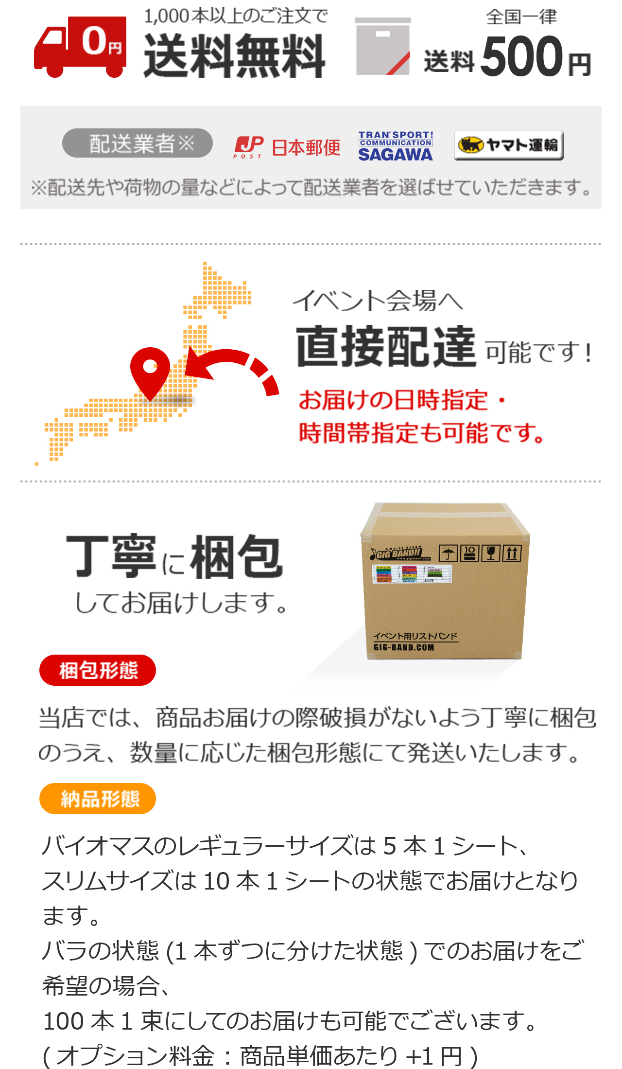 公式 イベント用使い捨てリストバンド ギグバンド ギグバンド 合成紙 印刷なし